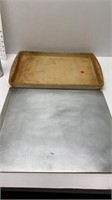 2 COOKIE SHEETS/ 1-STONEWARE-1 INSULATED BAKEWARE