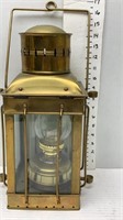 NEVER USED NEPTUNE BRASS GAS POST LAMP 15" TALL