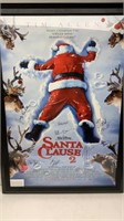 FRAMED SANTA CLAUSE 2 POSTER SIGNED BY CAST W/COA