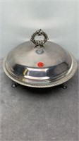 PYREX SILVERPLATED SERVING DISH