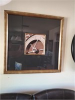 Framed Clock Face Picture #2