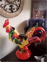 Colorful Ceramic Rooster