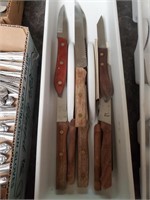 Brown Handled Knives