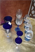 MORGANTOWN SET OF 4 CRYSTAL GLASSES, 4 BRANDY