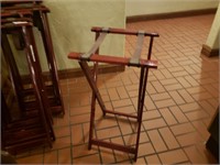 Bid X 3 Nice Solid  Dinning Tray stands