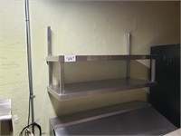 Nice 38" Complete SS Wall Double Shelve