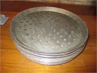 Bid x 18: Perforated Round Baking Pans (11")