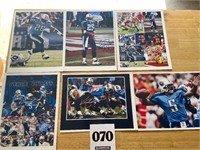 Autographed Collection of NFL TN Titans Photos