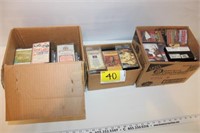 3 Boxes of Cassette Tapes