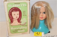 Vintage Hair Styling Mannequin in Box