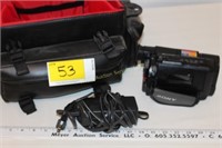 Sony Video Camera in Bag