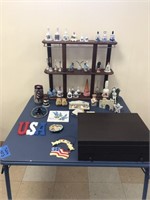 Assorted Knick Knacks and Large Jewelry Box