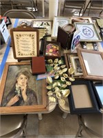 Assorted Picture Frames and Home Decor