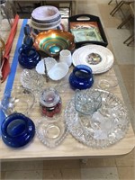 Assorted Glassware and Serving Dishes