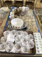 Assorted Glasses, Wine Glasses, and Coffee Mugs