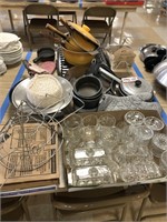 Assorted Kitchen Items (Pots, Pans, Glasses, etc)