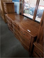 9 drawer with mirror dresser