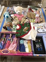Assorted Dolls, Teddy Bears, and other items