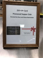 $50 Gift Card to Pinewood Supper Club