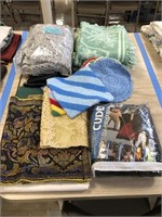 Assorted Rugs and Blankets