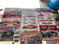 Collection of NASCAR License Plates