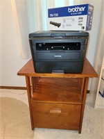 Brother Printer w/ Stand & Ink