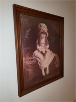 Little Girl Framed Picture