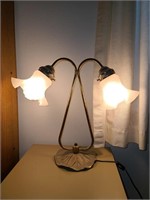 Floral Shaded Table Lamp