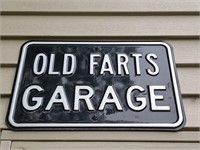 Old Farts Garage Sign