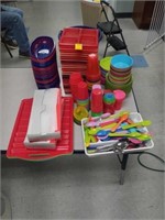 Children's trays, dishes