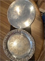 Silver plated platters