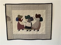 Quilted wall hanging