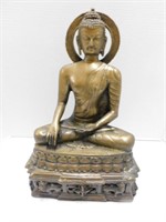 Large 16.5" Brass Buddha