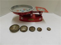 Vintage Harper Scale and weights