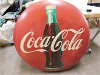 Heavy 36" old Coca-Cola Sign