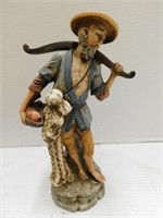 Vintage Figurine Man with oxen yoke