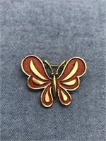Vintage TRIFARI Butterfly Pendant Pin