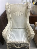 Large Wicker Armchair