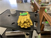 5 Pairs of Heavy Duty Cowhide Gloves- L