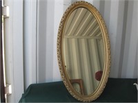 Wall mounted Oval Mirror
