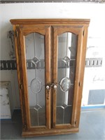 Glass Door Stereo cabinet