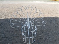 Metal Peacock Plant stand