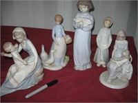 5 Ceramic and Porcelain figurines