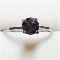 $2285 10K  Black Diamond(1.3ct) Ring