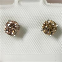$5100 14K  Diamond(0.82ct) Earrings