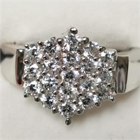 Silver CZ(2.8ct) Ring