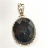 Silver Onyx Pendant