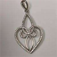 Silver CZ Pendant