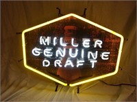 Miller Genuine Draft Neon Light
