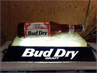 Bud Dry Pool Table Light